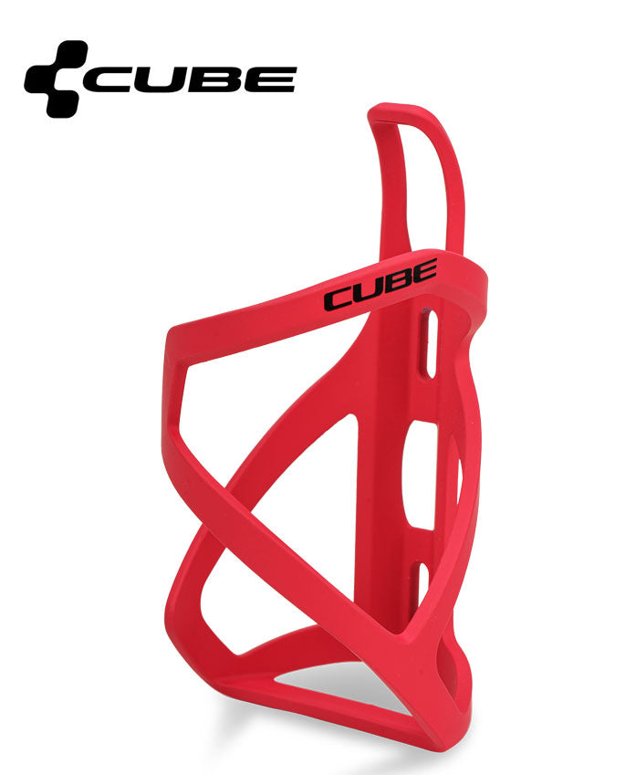 cube hpp fahrrad flaschenhalter schwarz/rot CUBE Flaschenhalter HPP Sidecage matt red´n´glossy black