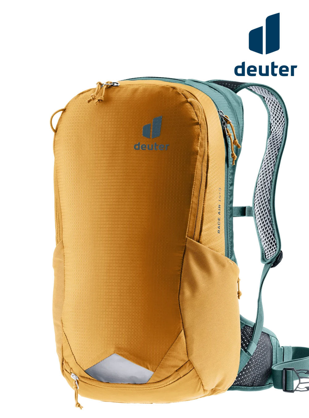 Deuter Race Air 14+3 Rucksack - cinnamon-deepsea - Premium Bikeshop