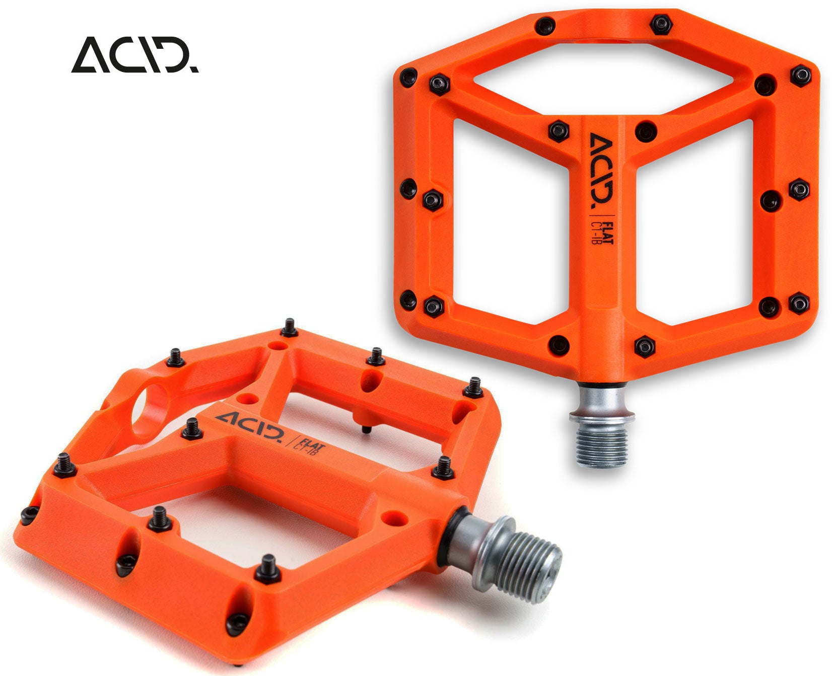 ACID Pedale FLAT C1-IB orange - Premium Bikeshop