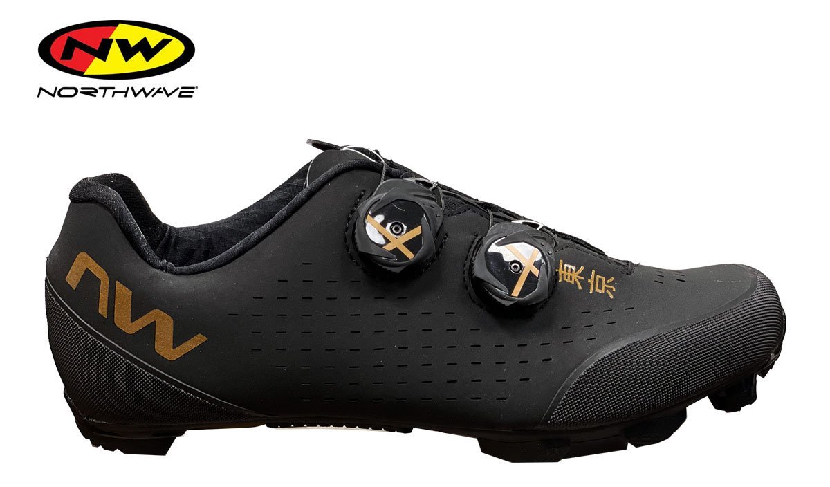 nw mountainbike schuhe Northwave Rebel 3 Gold MTB-Schuhe