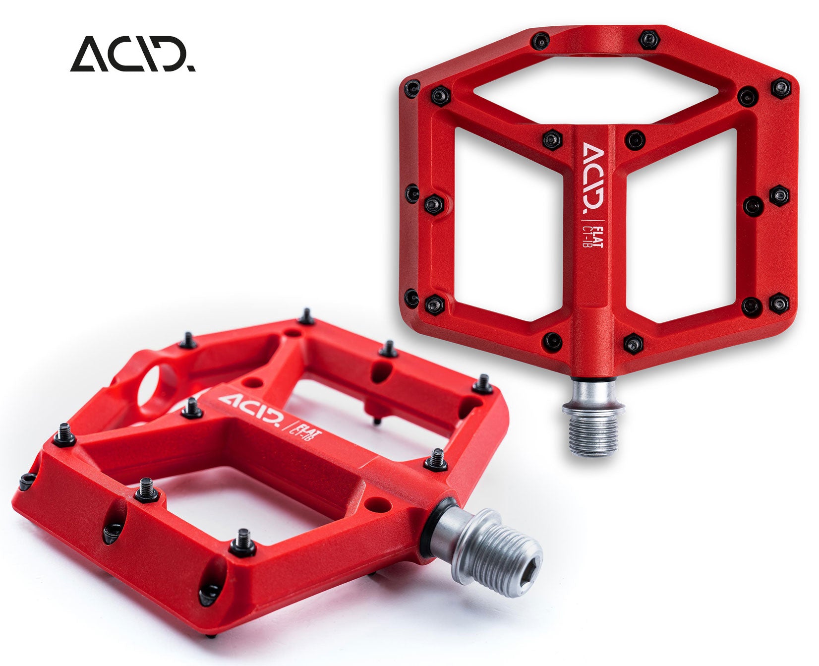 ACID Pedale FLAT C1-IB rot