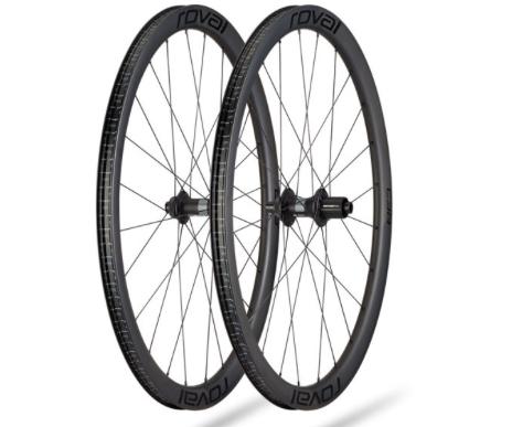 roval laufräder rennrad disc ROVAL RAPIDE C38 DISC WHEELSET SATIN CARBON-BLK