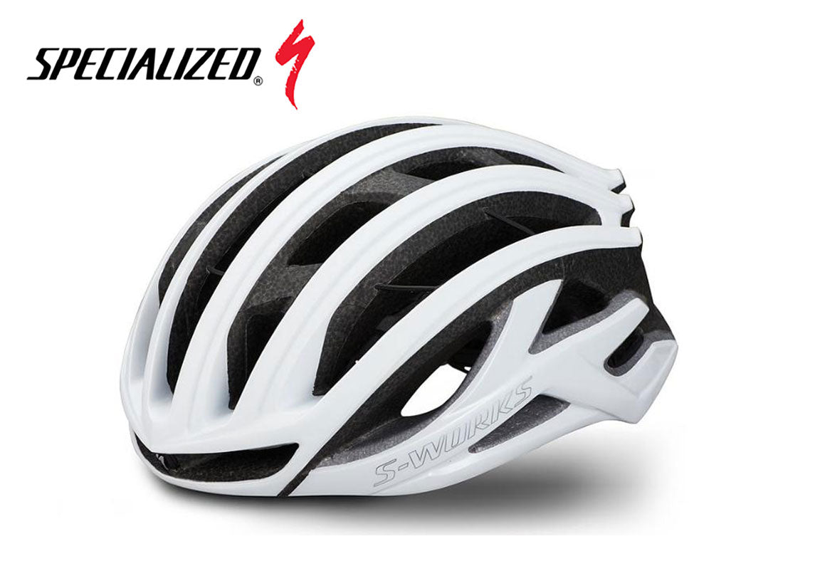 SPECIALIZED S-WORKS PREVAIL II VENT Matte Gloss White/Chrome - Premium Bikeshop
