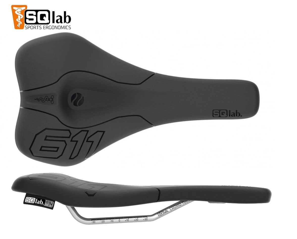 fahrradsattel sqlab SQlab Sattel 611 ERGOWAVE® CrMo