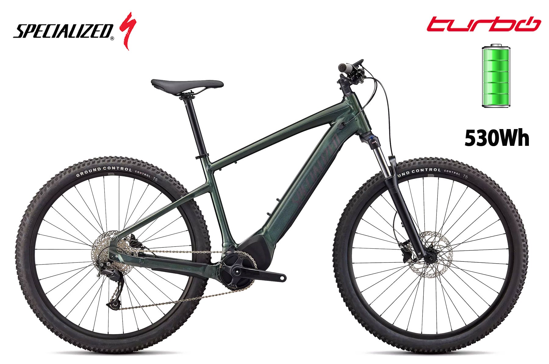 Specialized Turbo Tero 3.0 Oak Green Metallic / Smoke - Premium Bikeshop