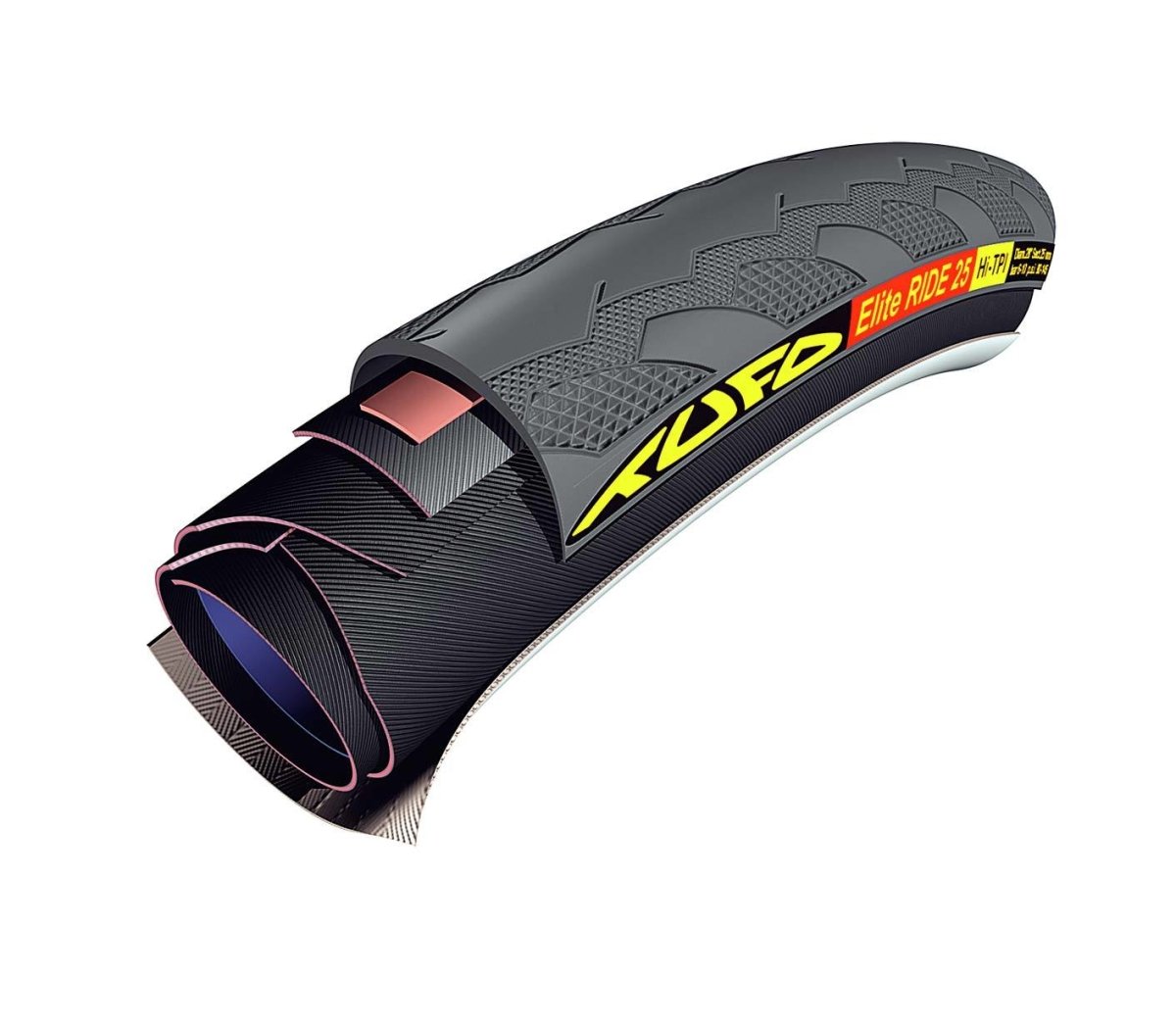 TUFO ELITE RIDE 23 schwarz-schwarz Schlauchreifen Straße - DEV Premium Bikeshop