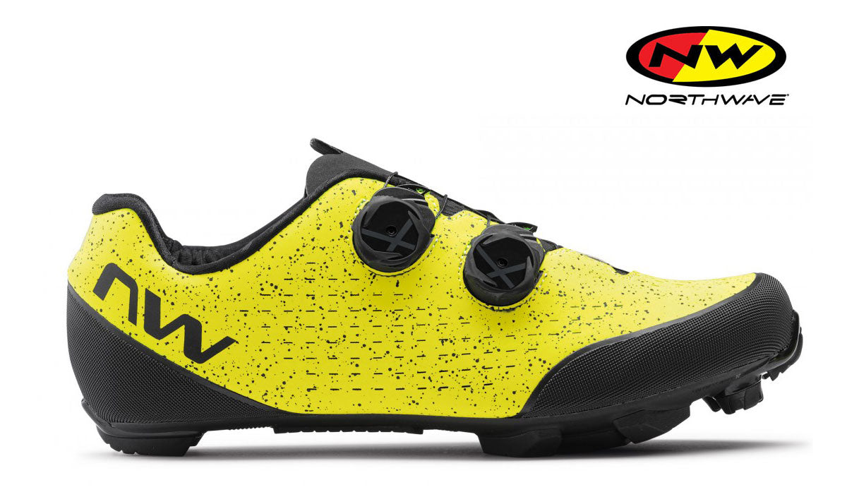 nw fahrradschuhe mtb Northwave Rebel 3 MTB-Schuhe yellow fluo