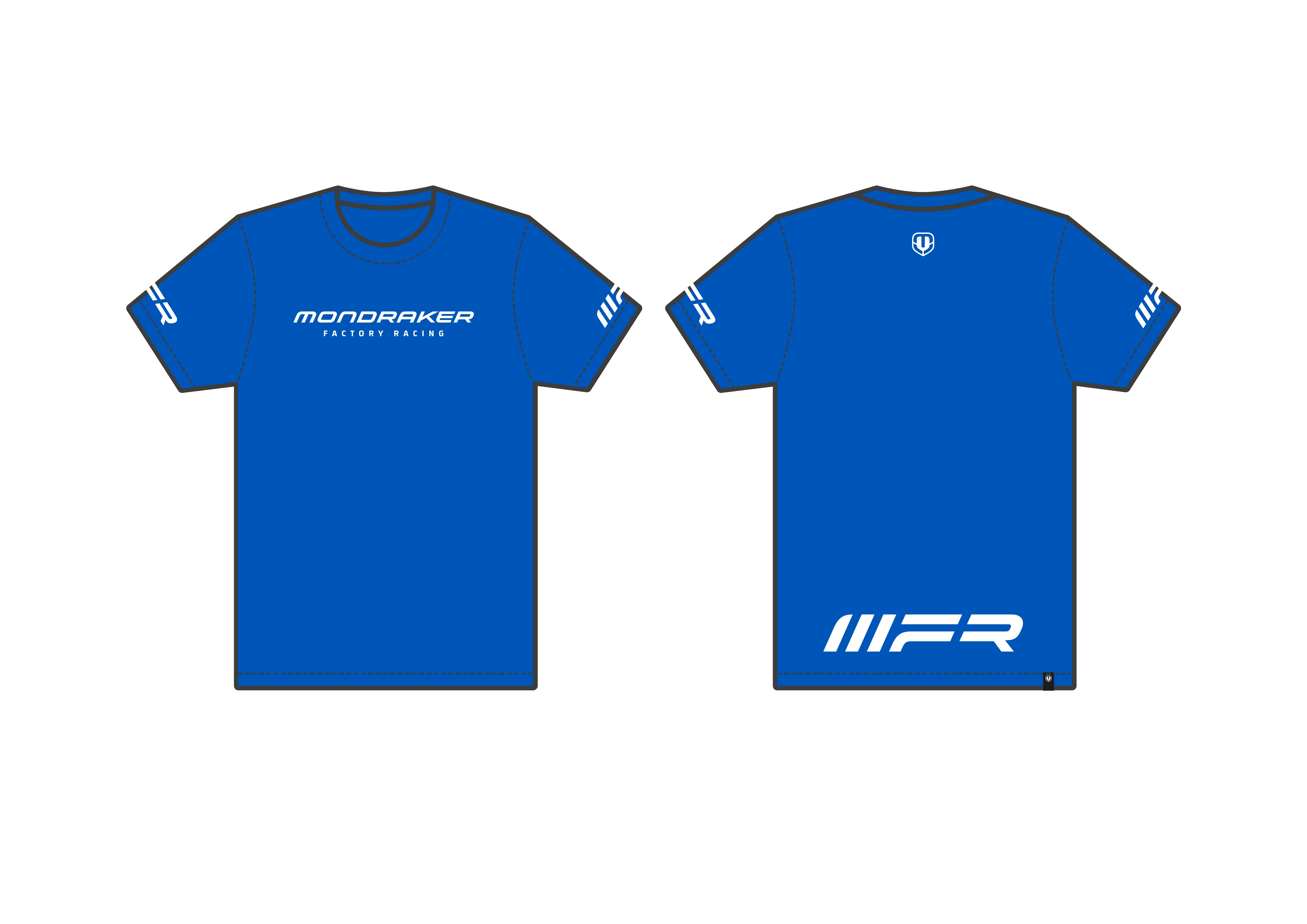 Mondraker T-Shirt Company carrera blue