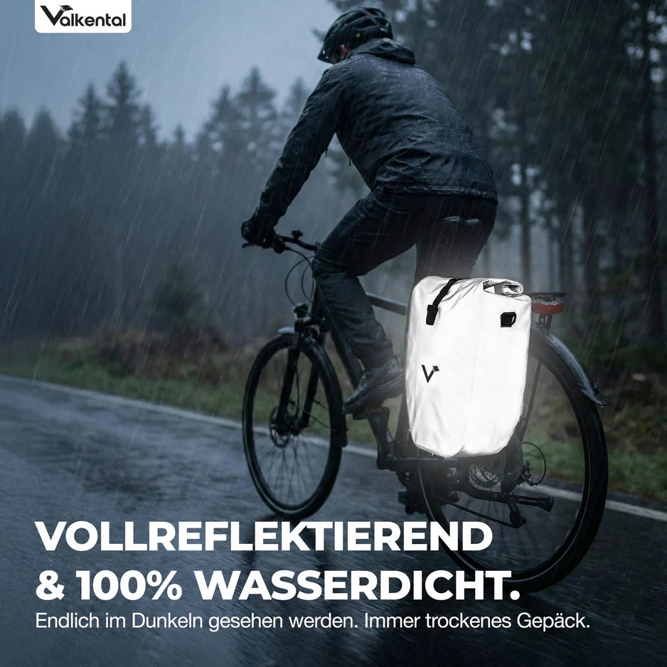 Valkental Bike Bag 28l Reflective - Premium Bikeshop