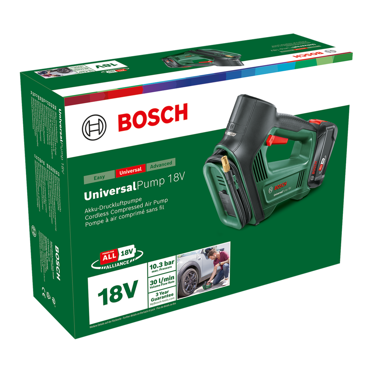 Bosch UniversalPump 18V cordless compressed air pump Bosch UniversalPump 18V cordless compressed air pump