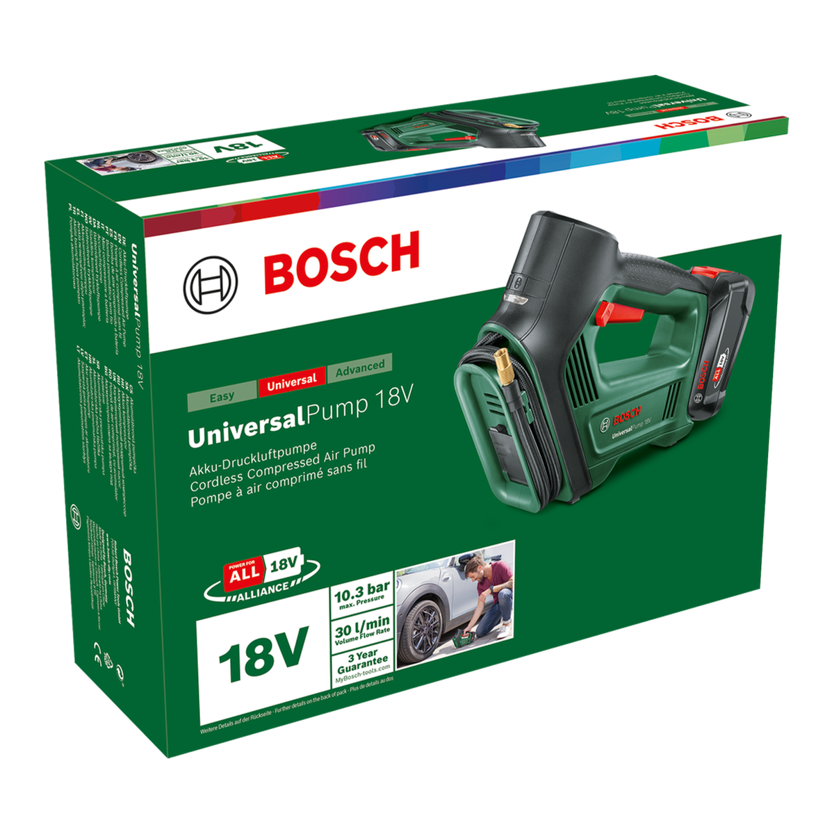 Bosch UniversalPump 18V Akku-Druckluftpumpe - Premium Bikeshop