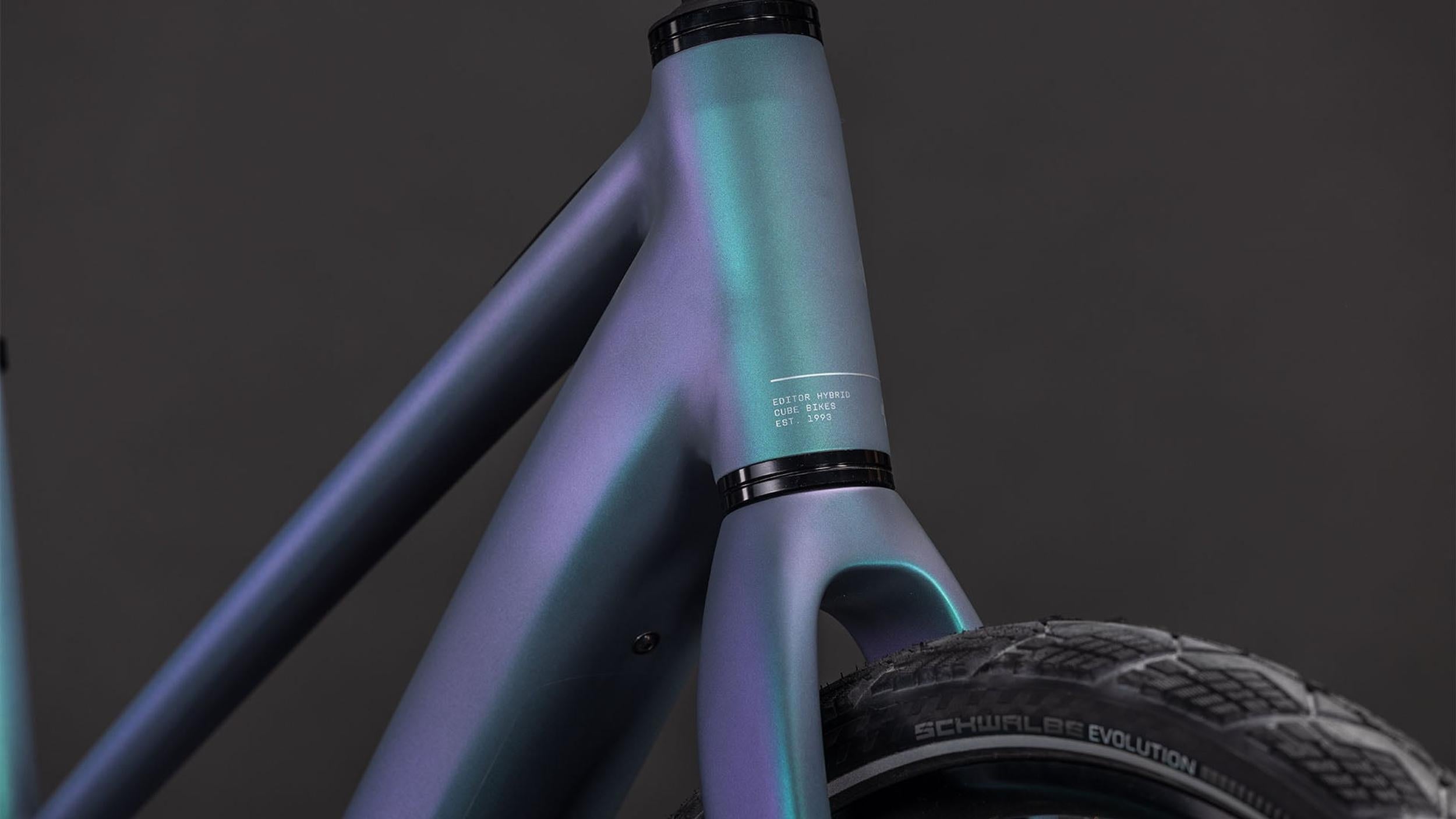 Cube Editor Hybrid SLT 400X smaragdgrey´n´prism - Premium Bikeshop