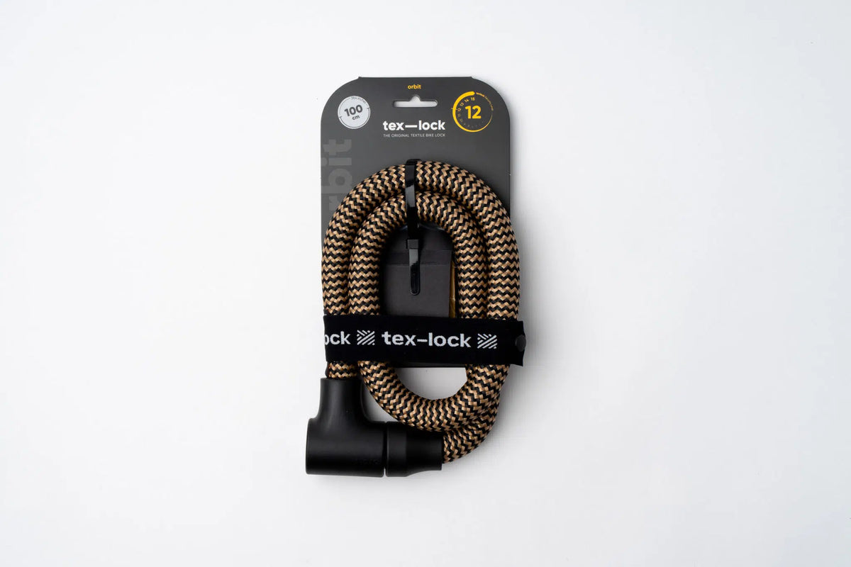 Tex-Lock Orbit Textil-Fahrradschloss wild hemp