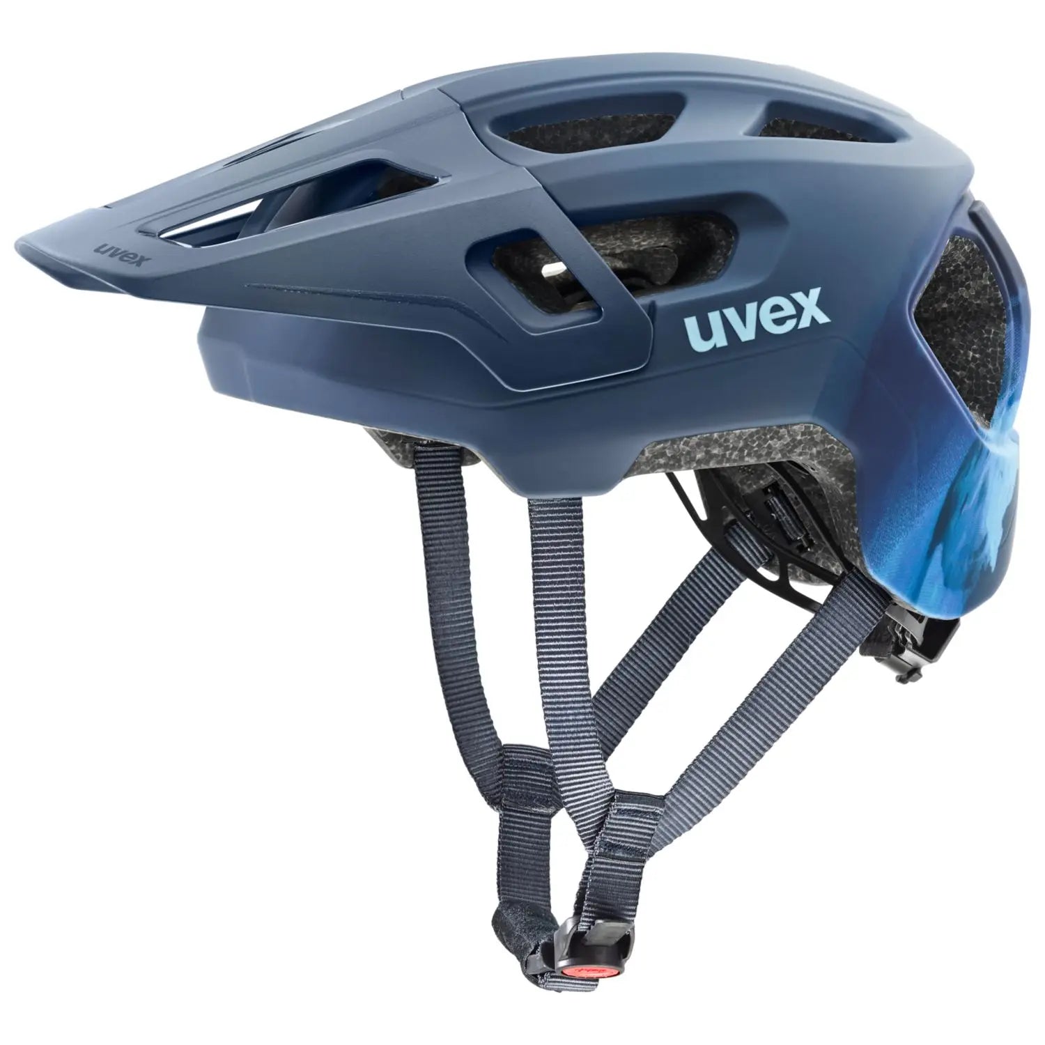 UVEX react jr. fullface Kinderhelm dusk blue matt - Premium Bikeshop