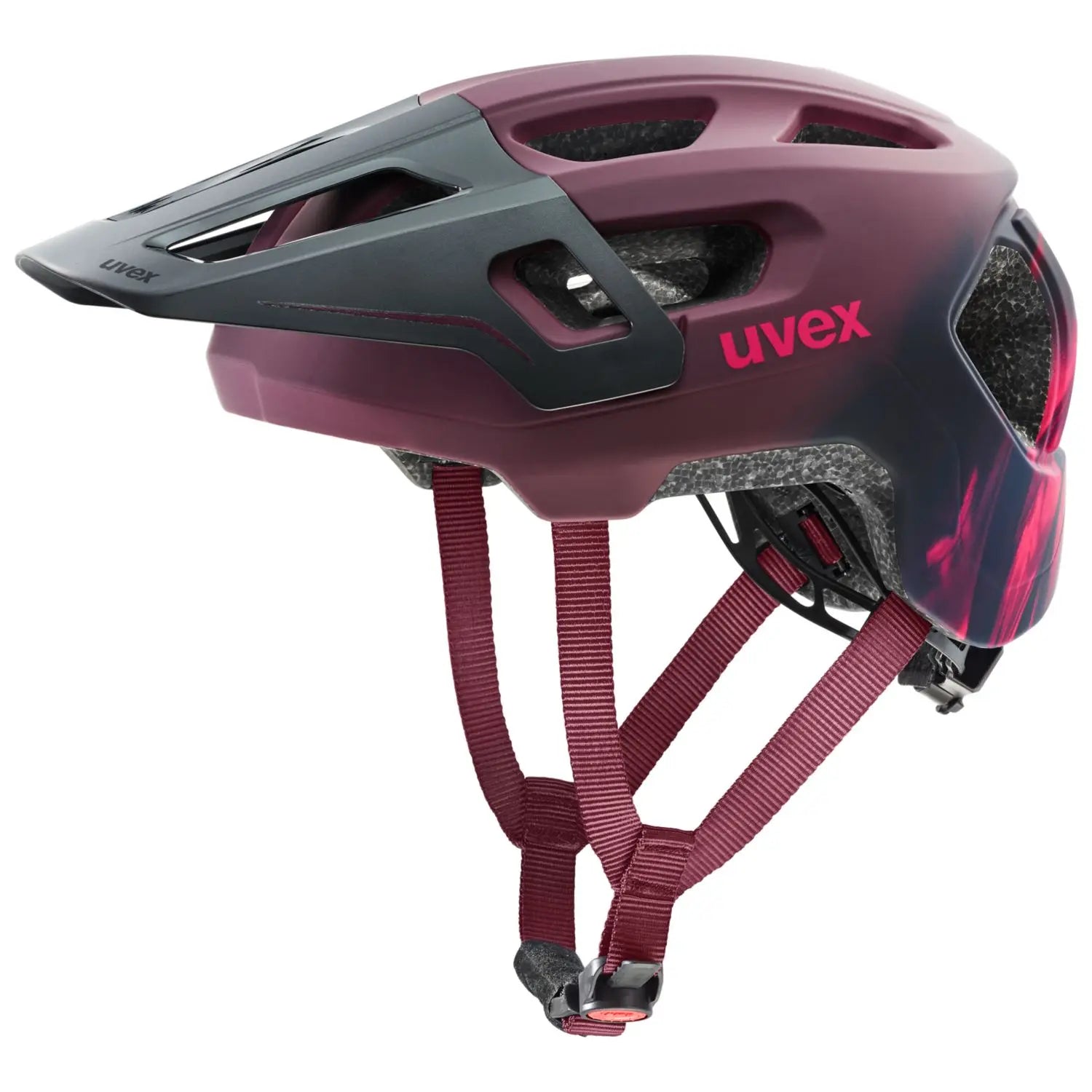 UVEX react jr. fullface Kinderhelm cranberry matt - Premium Bikeshop