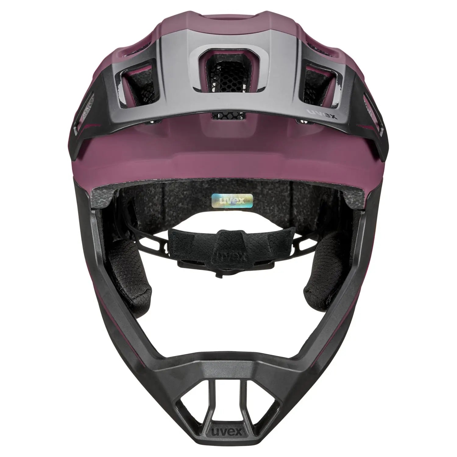 UVEX react jr. fullface Kinderhelm cranberry matt - Premium Bikeshop