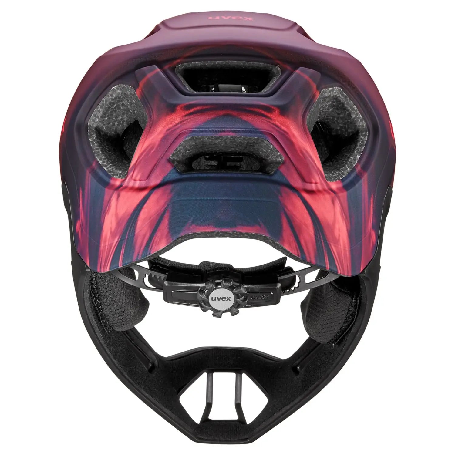 UVEX react jr. fullface Kinderhelm cranberry matt - Premium Bikeshop