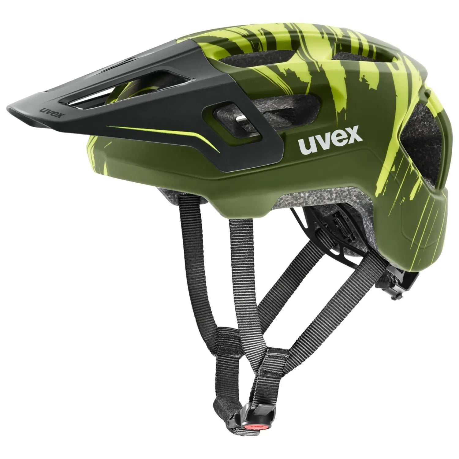 UVEX react jr. fullface Kinderhelm dark olive matt - Premium Bikeshop