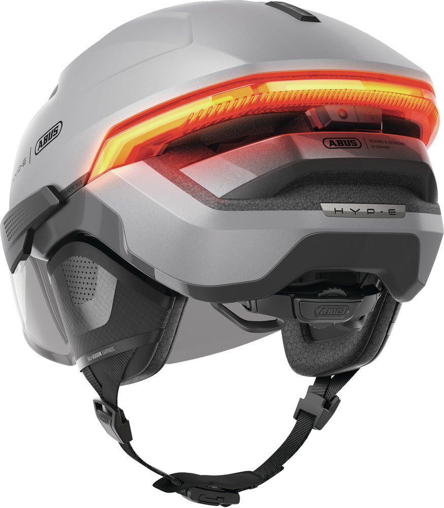 ABUS HYP-E ACE gleam silver - Premium Bikeshop