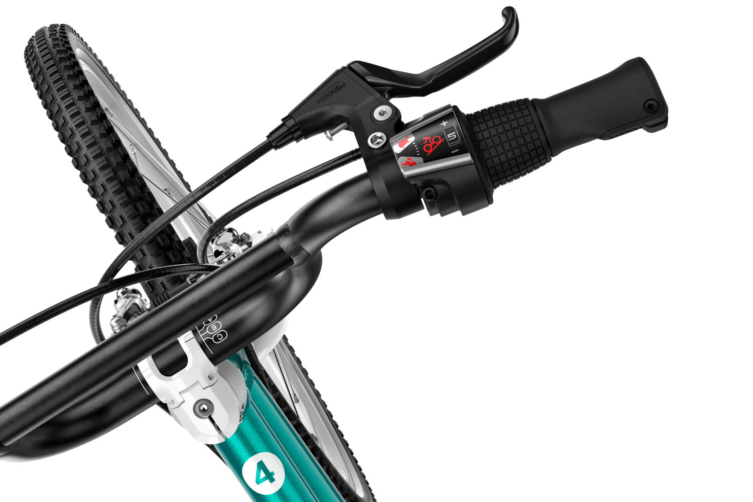 WOOM GO 4 metallic turquoise - Premium Bikeshop