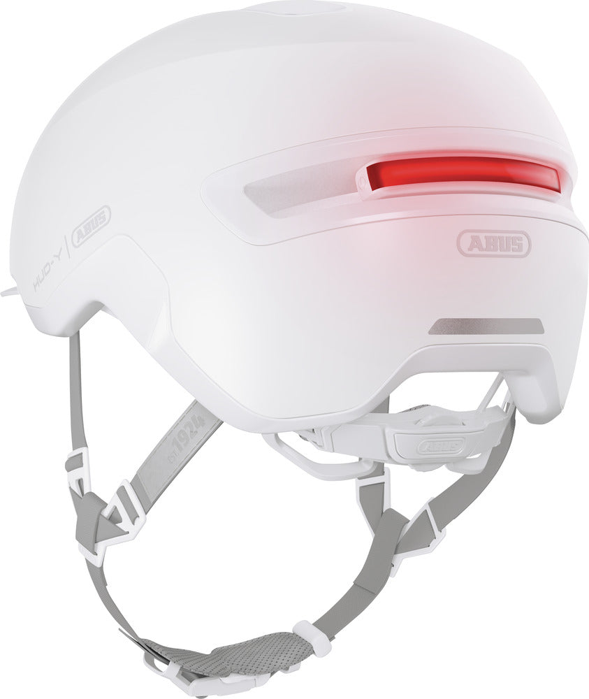 ABUS HUD-Y pure white - Premium Bikeshop