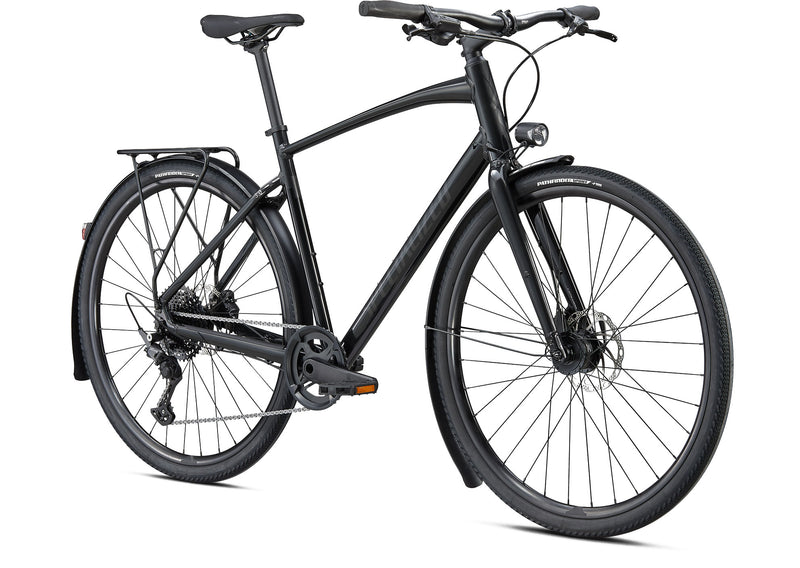 Specialized Sirrus X 3.0 EQ Gloss Nearly Black / Black Reflective - Premium Bikeshop