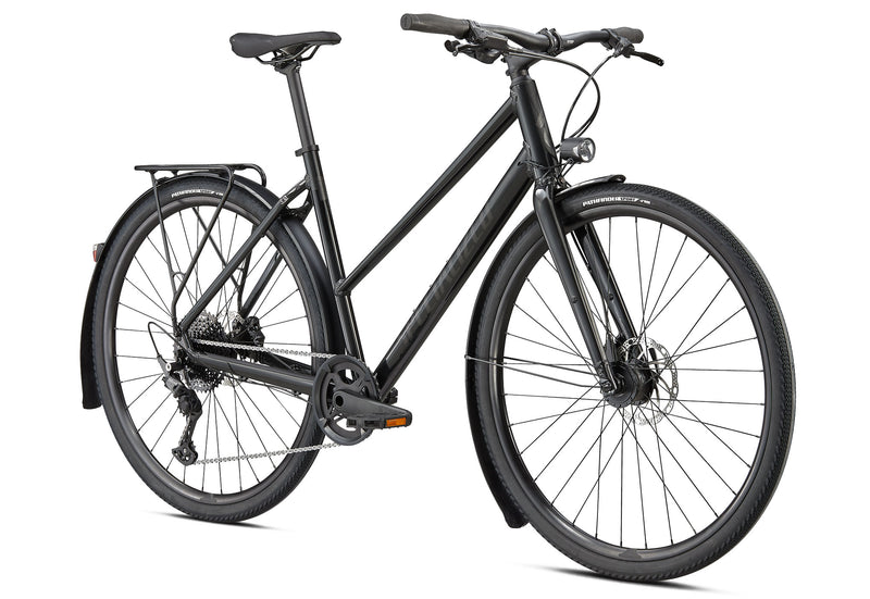 Specialized Sirrus X 3.0 EQ ST Gloss Nearly Black / Black Reflective - Premium Bikeshop