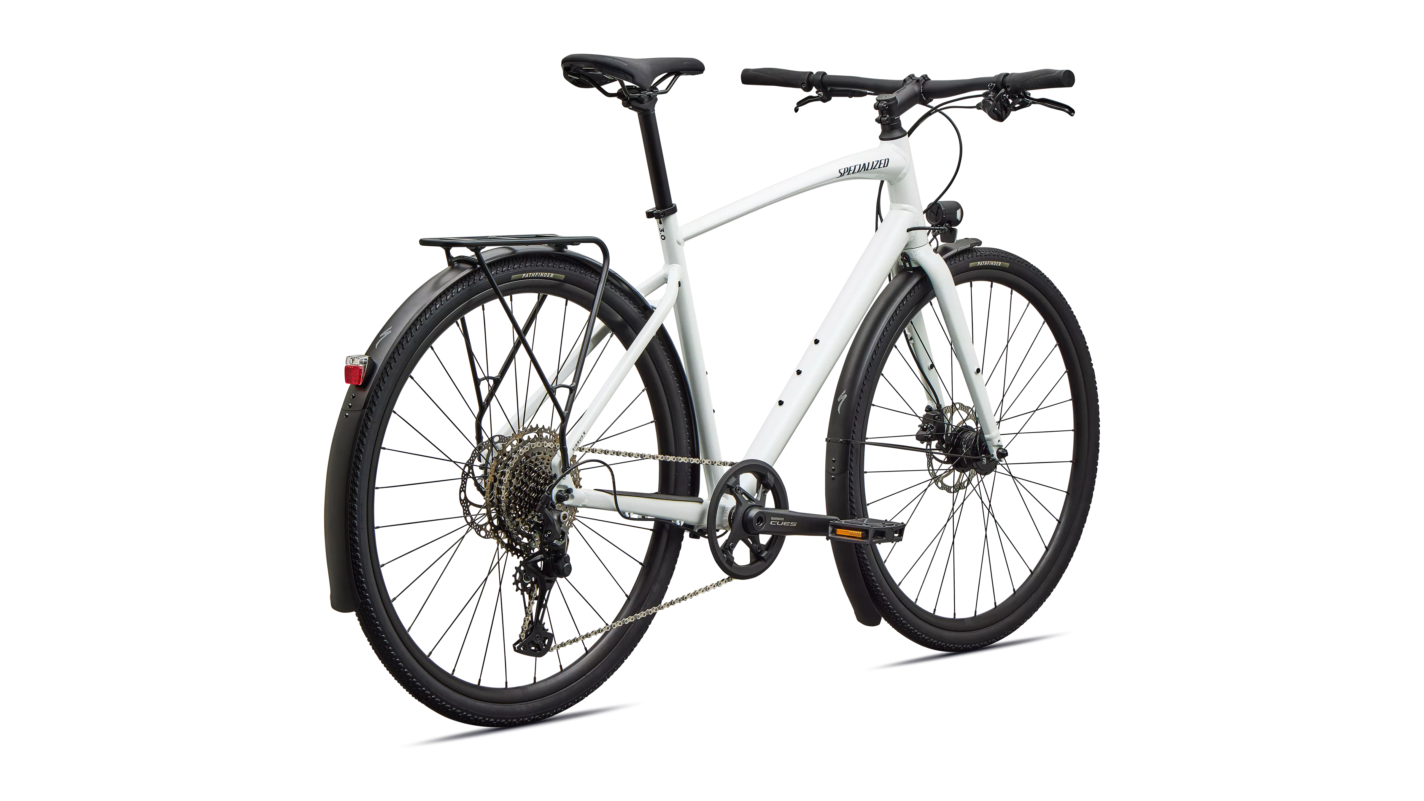 Specialized Sirrus X 3.0 EQ Gloss metallic white silver / deep marine frost - Premium Bikeshop