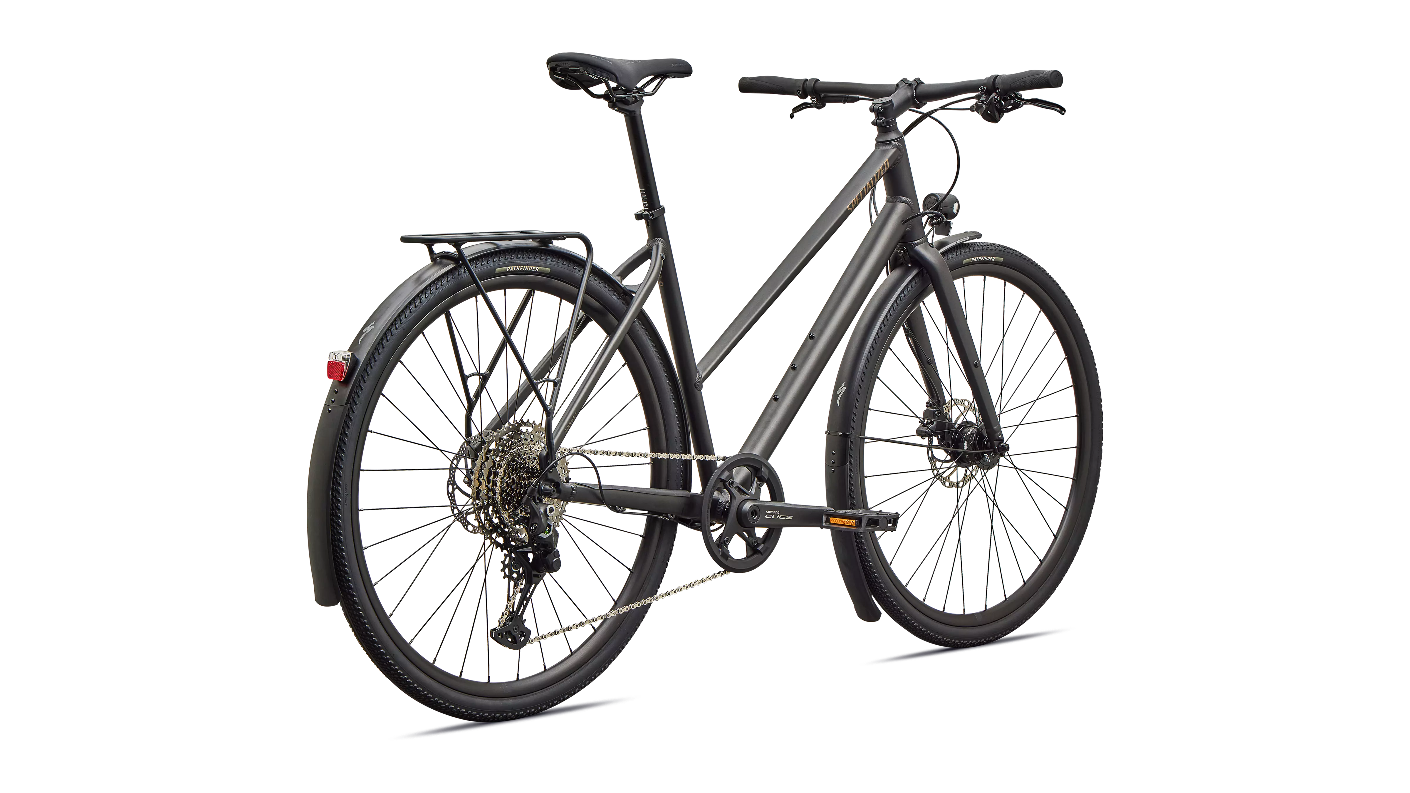 Specialized Sirrus X 3.0 EQ step through | satin metallic obsidian/burnt gold - Premium Bikeshop