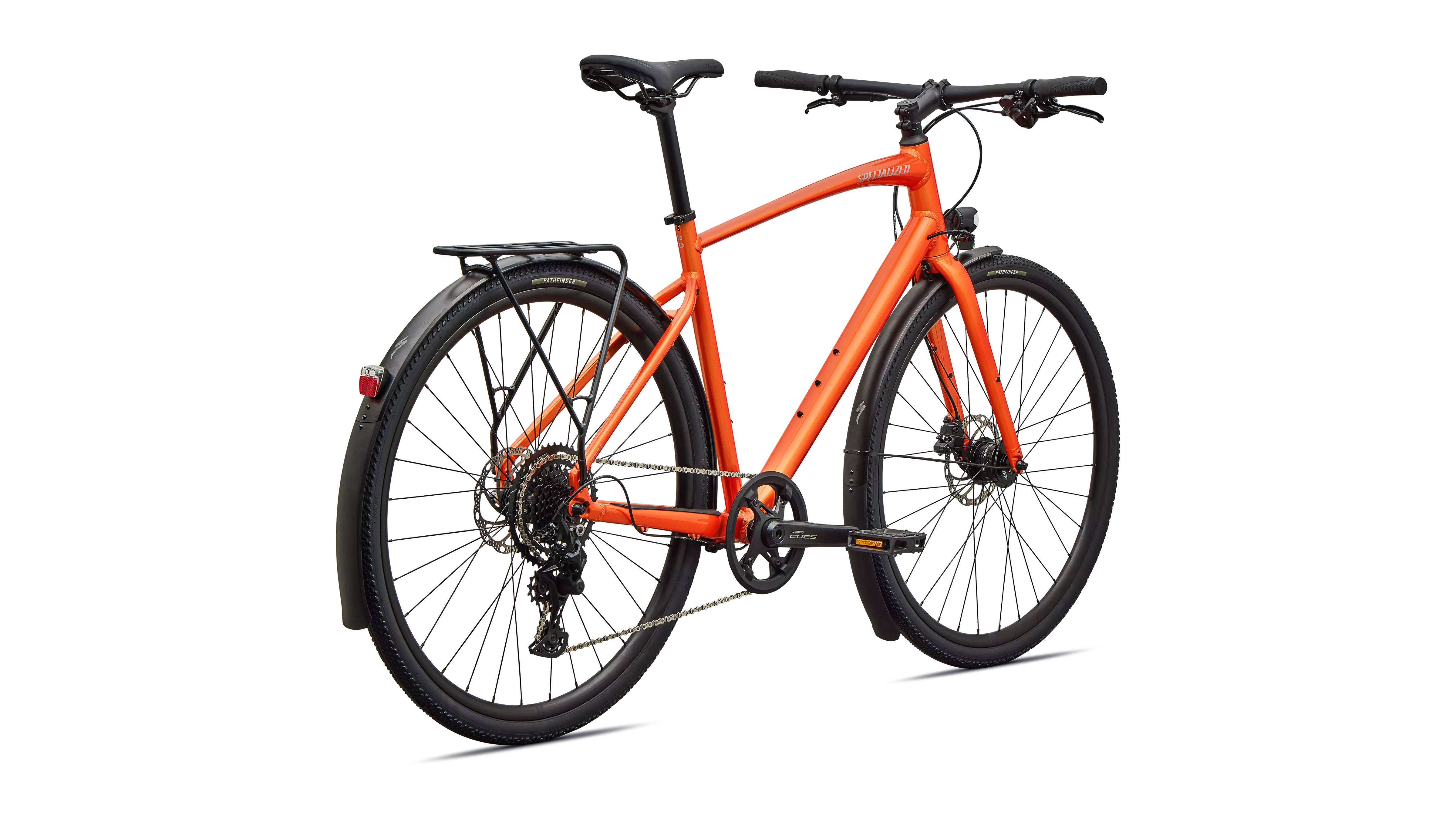 Specialized Sirrus X 2.0 EQ Gloss tangerine shadow silver frost - Premium Bikeshop