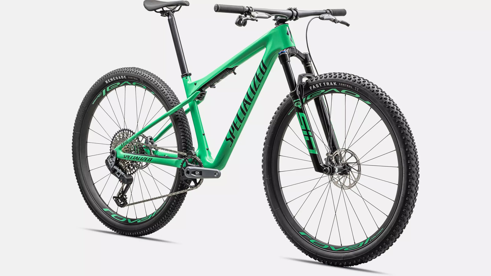 Specialized Epic World Cup Expert Gloss Electric Green / Forest Green