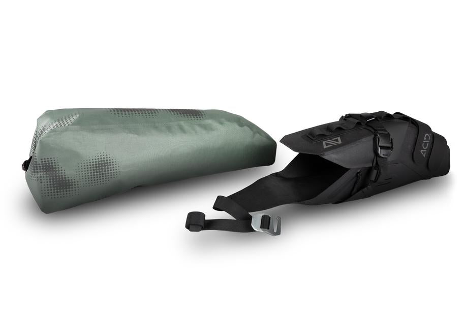 acid lenkertasche pack pro 9 ACID Satteltasche PACK PRO green