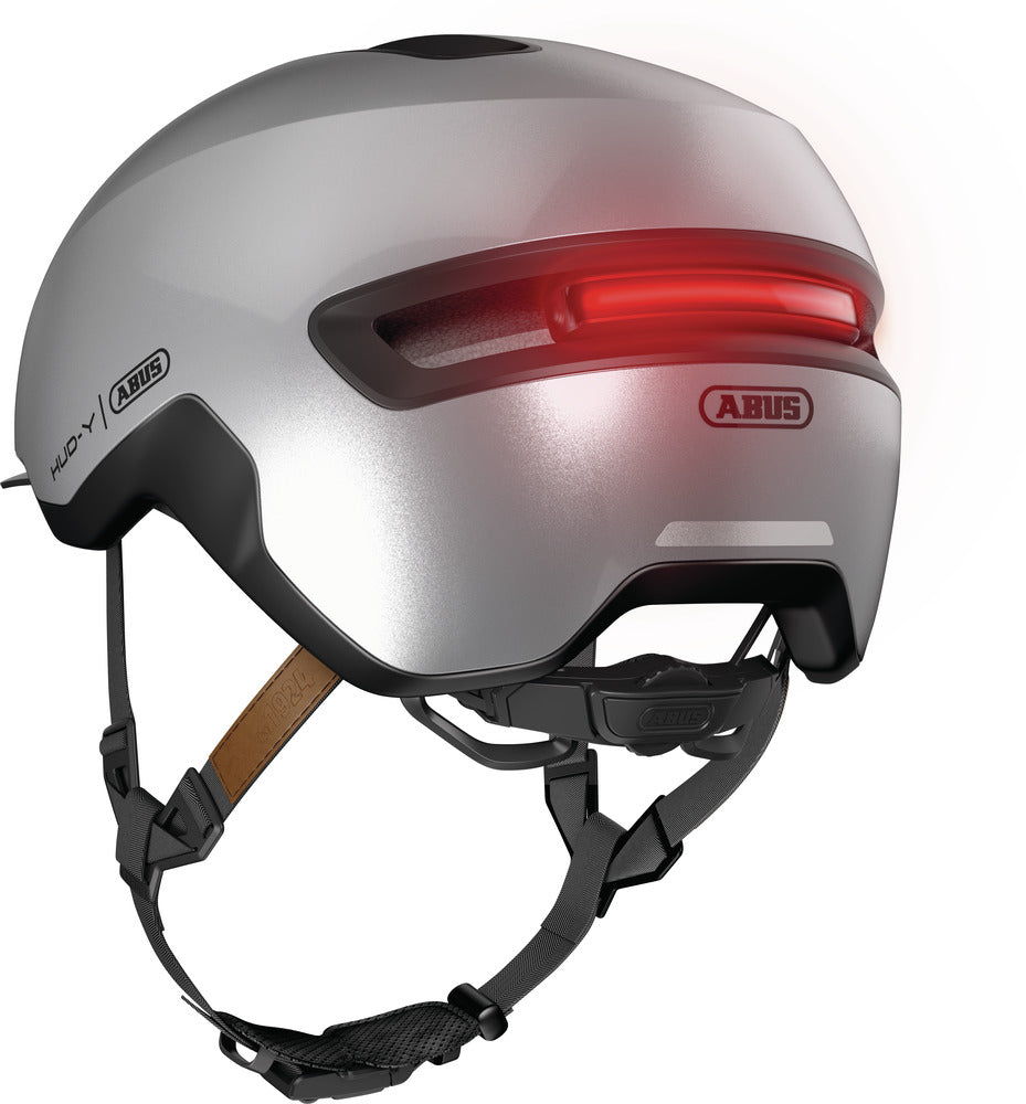 ABUS Hud-Y Ace - Fahrradhelm gleam silver - Premium Bikeshop