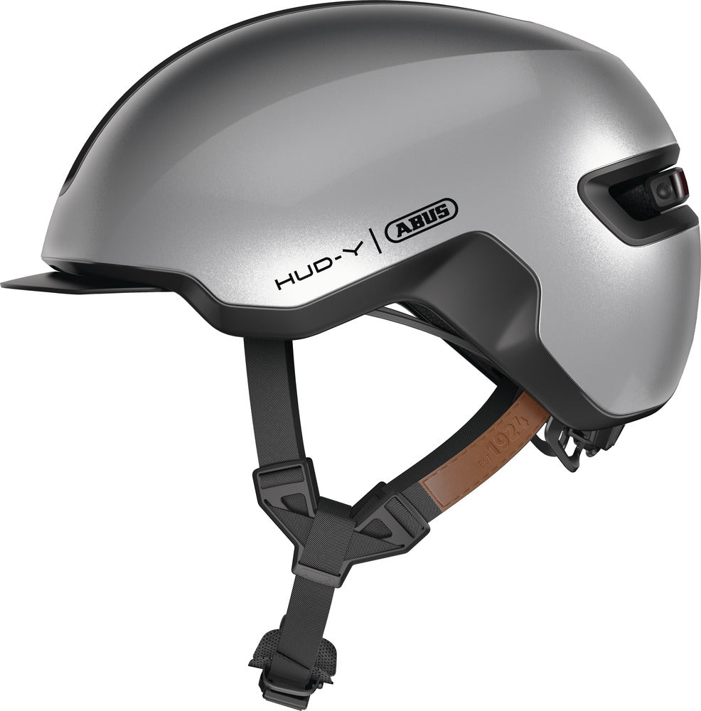 ABUS Hud-Y Ace - Fahrradhelm gleam silver - Premium Bikeshop