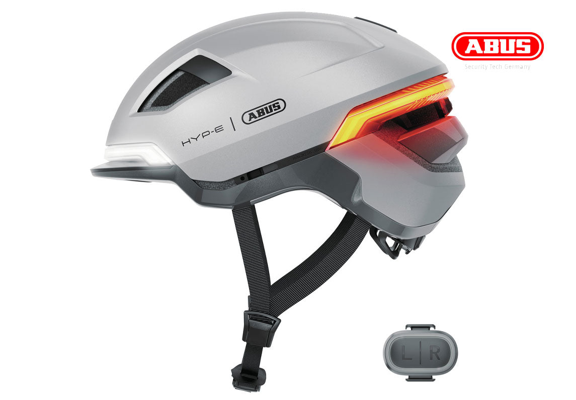 ABUS HYP-E gleam silver - Premium Bikeshop