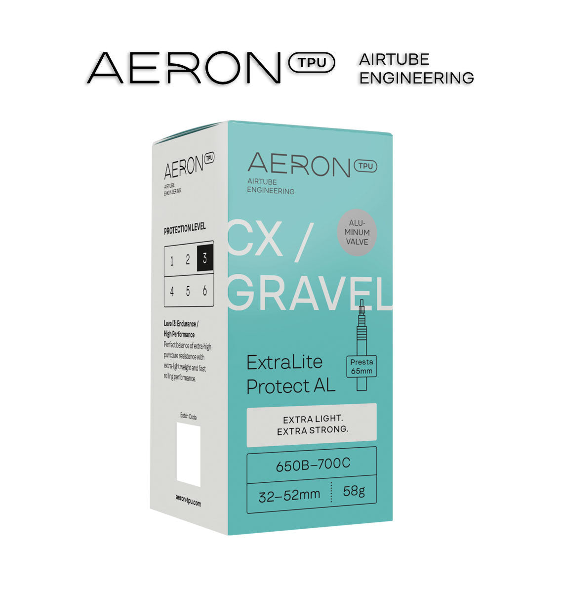 Aeron CX/Gravel - ExtraLite Protect AL 65 mm Valve