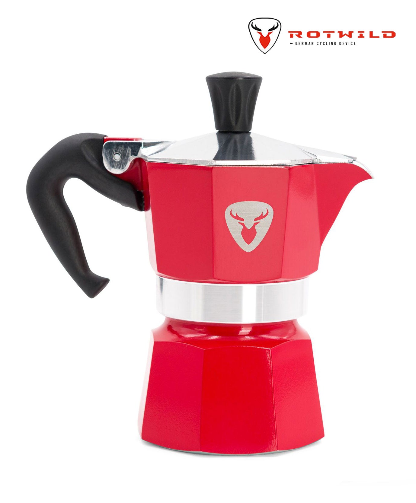 Bialetti ROTWILD Moka Express - Der Klassiker - 60 ml - Premium Bikeshop