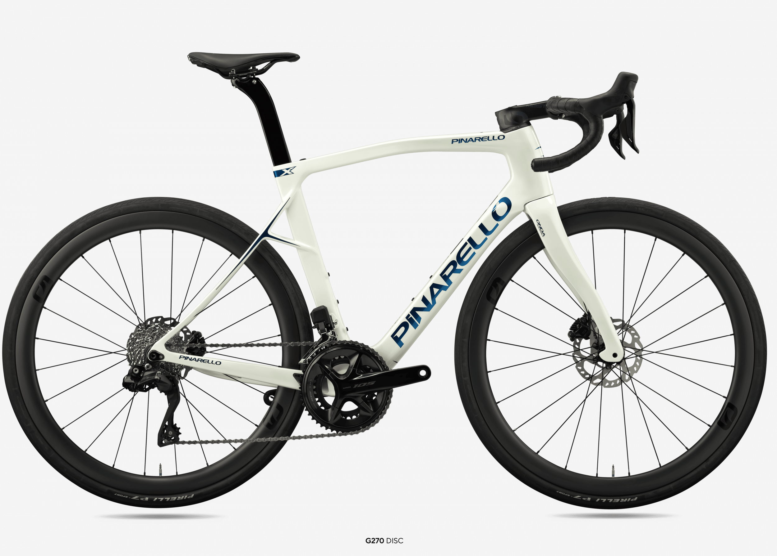 Pinarello X5 Disc Shimano 105 DI2 LRS MOST Ultrafast 40 Carbon