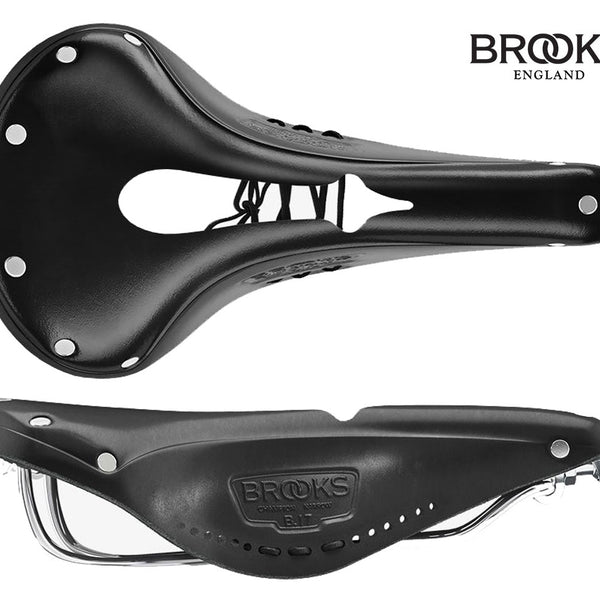 BROOKS Sattel B17 Narrow Carved Leder black