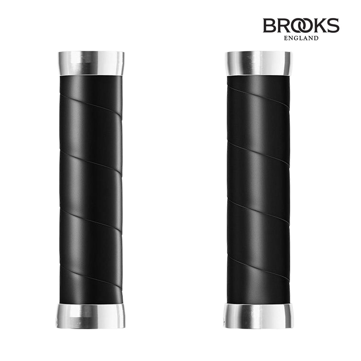 BROOKS Slender Leather Grips black