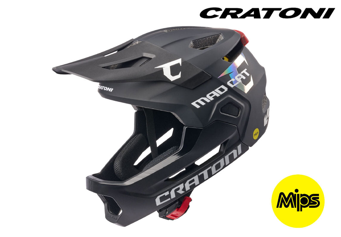CRATONI MadCat MIPS Fahrradhelm Kinder - black matt