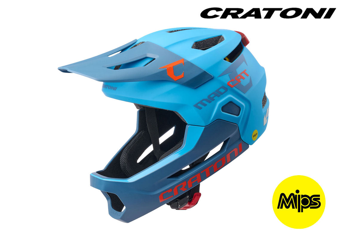 CRATONI MadCat MIPS Fahrradhelm Kinder - blue matt
