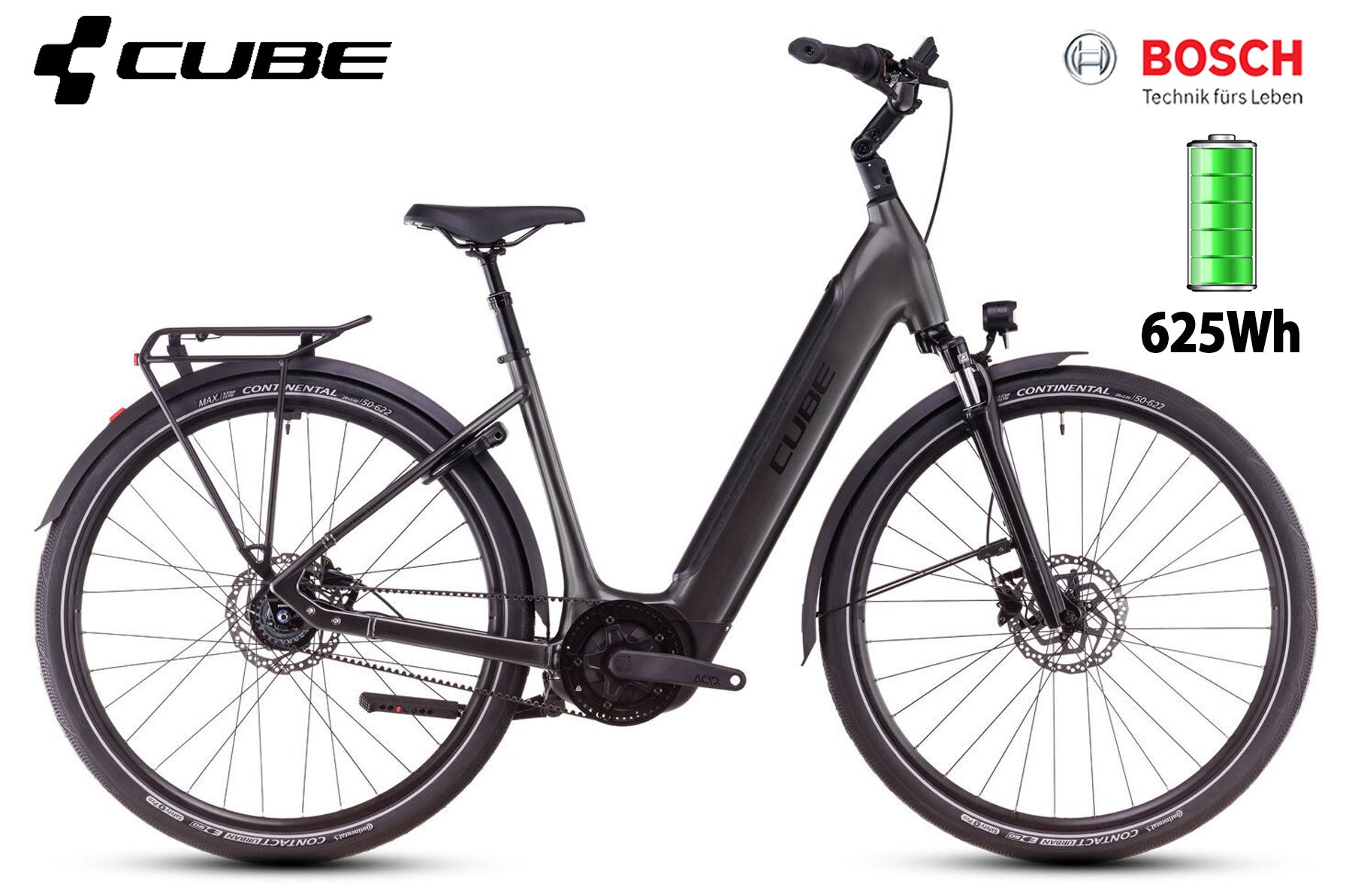 Cube Supreme Hybrid Deluxe ONE 625 slateblack´n´black - Premium Bikeshop