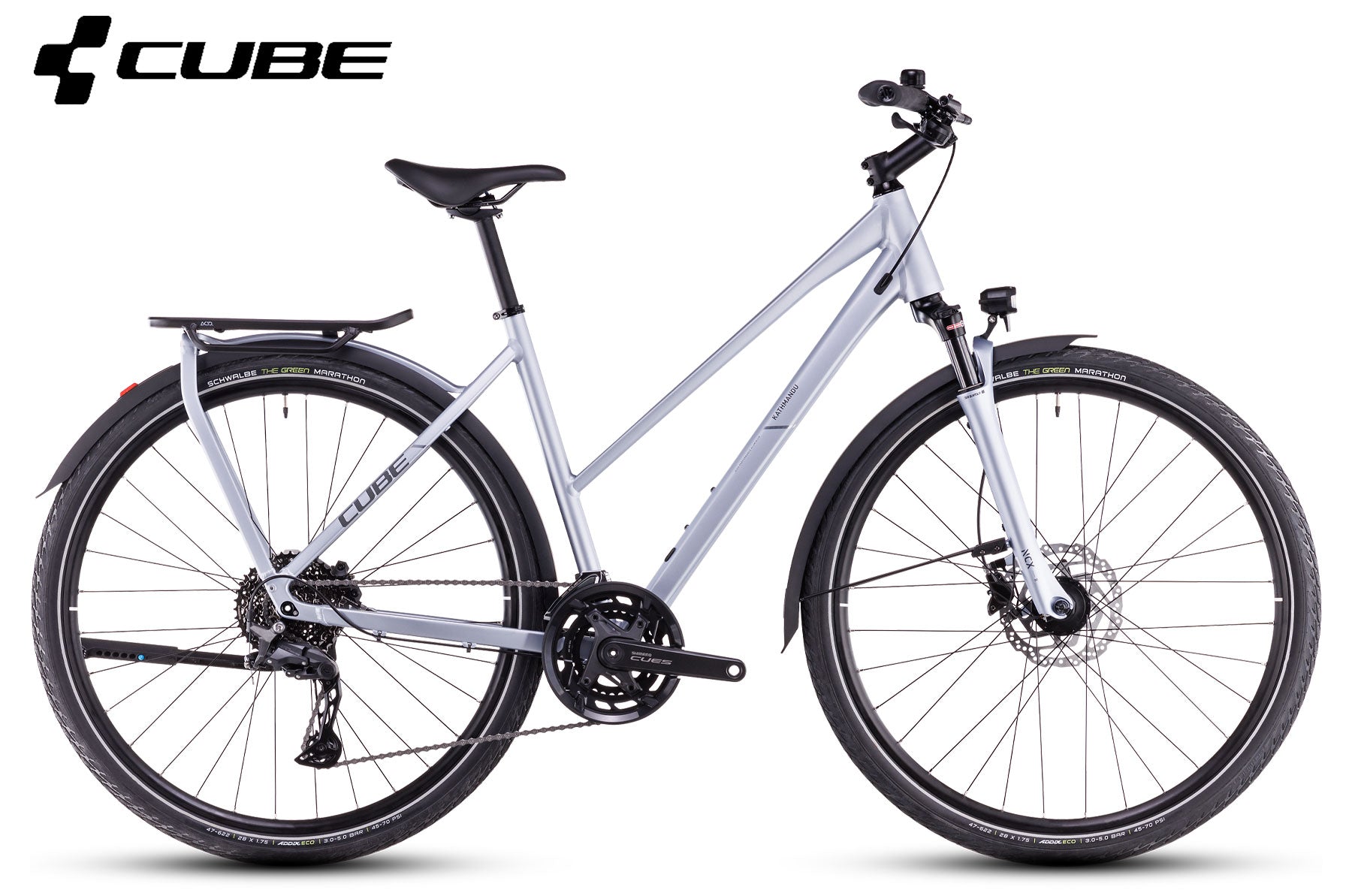 Cube Kathmandu Pro Trapeze silverblue´n´grey