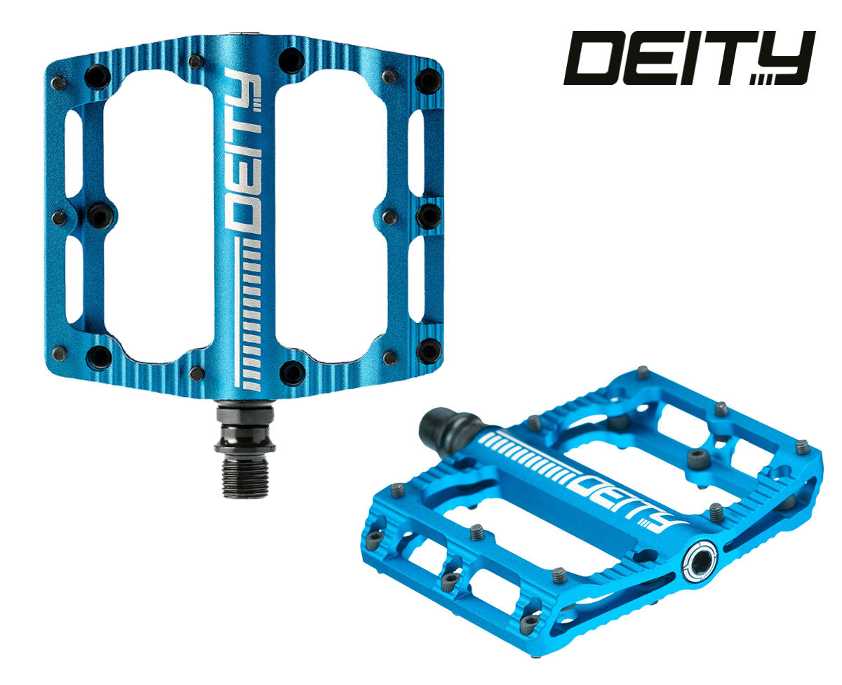 DEITY BLACK KAT Pedals blue eloxiert - Premium Bikeshop