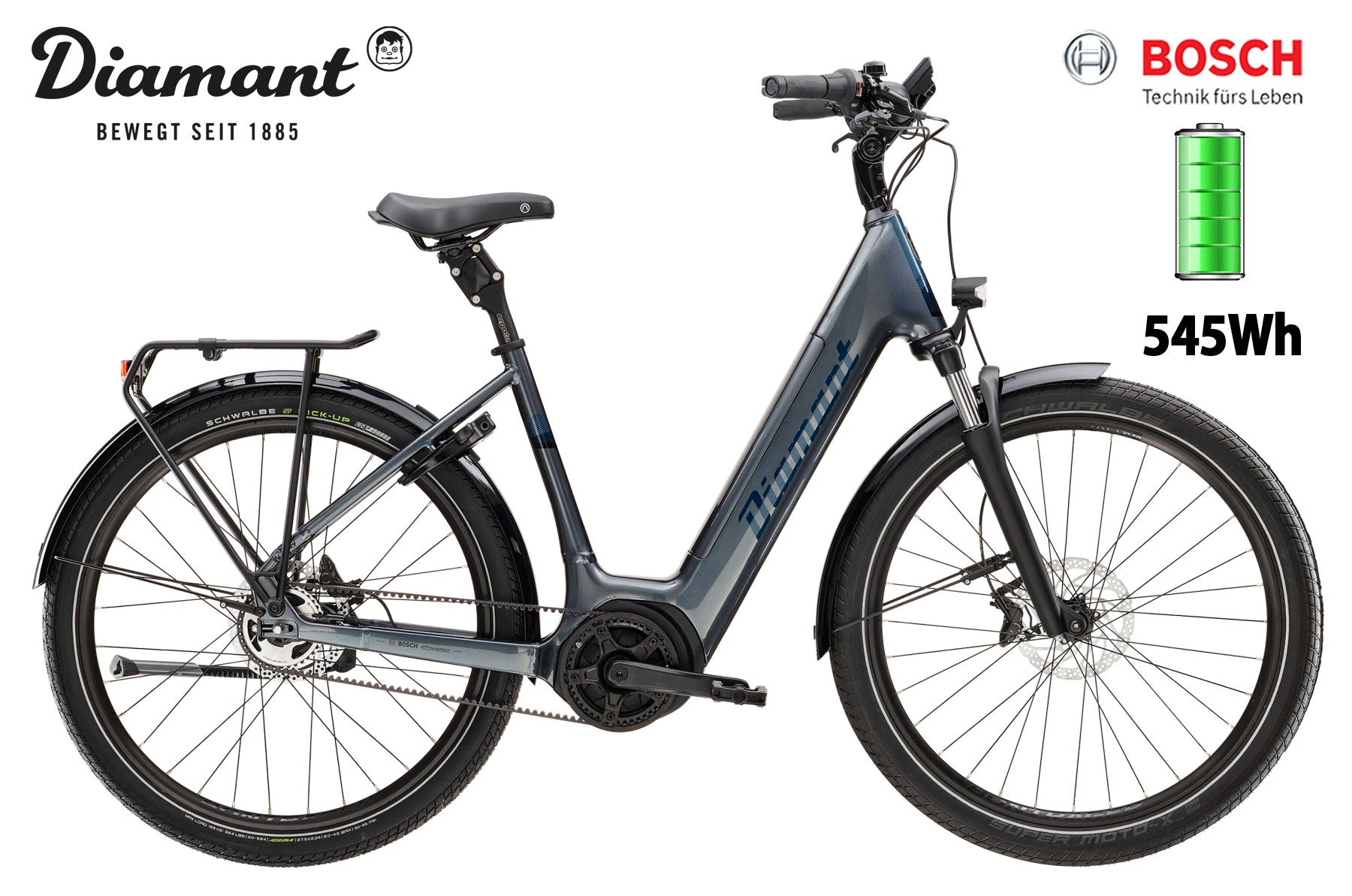 Diamant Beryll 160 Magnetitgrau Metallic - Premium Bikeshop