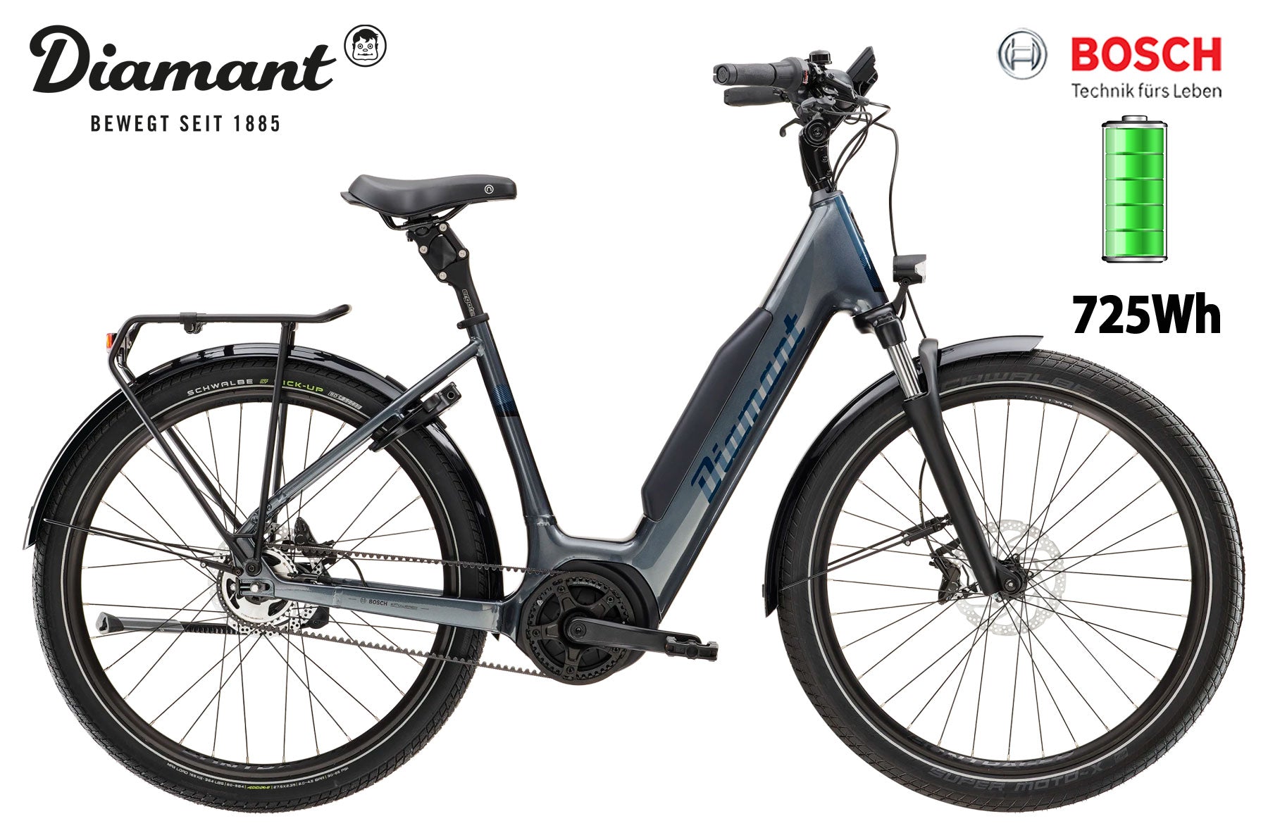 Diamant Beryll 160 Magnetitgrau Metallic - Premium Bikeshop