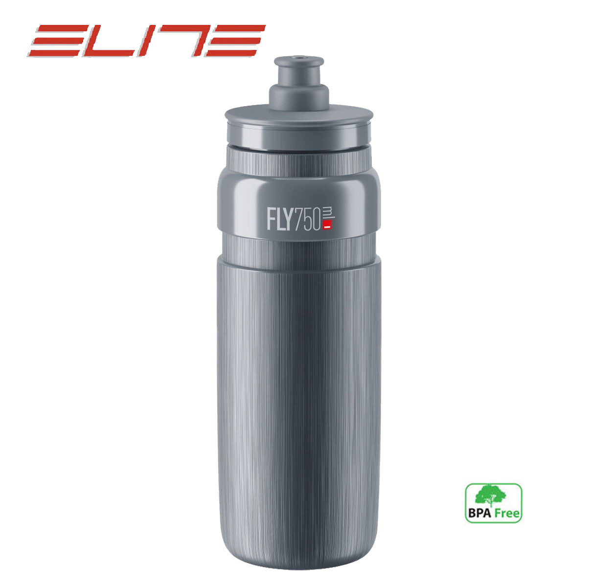 ELITE Trinkflasche Fly Tex grey 750ml