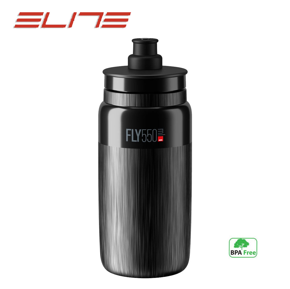 Elite drinking bottle Fly black 