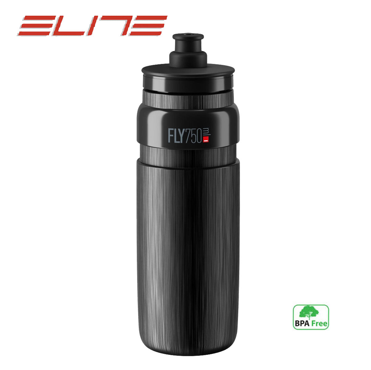 Elite drinking bottle Fly black 750ml 